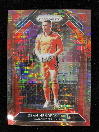 2020-21 Panini Prizm Premier League Breakaway Manchester United Dean Henderson Base Bronze Parallel card number 19 out of 25