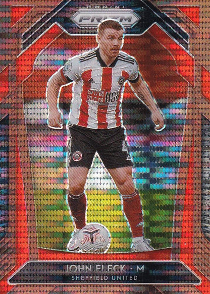 2020-21 Panini Prizm Premier League Breakaway Sheffield United John Fleck Base Bronze Parallel card 08/25