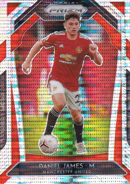 2020-21 Panini Prizm Premier League Breakaway base card of Manchester United player Daniel James