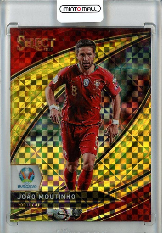 2020 Select UEFA Euro Soccer Joao Moutinho Field Level Gold Prizm trading card #22809 graded 10 Portuguesa