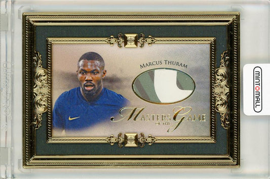 2024 Futera Unique NOSTALGIA Marcus Thuram Masters of the Game Gold patch jersey card numbered 10 out of 13