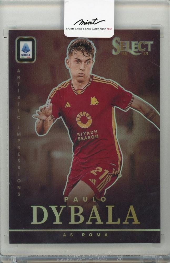 2023-24 PANINI SELECT SERIE A trading card of Paulo Dybala #4 from AS ROMA in like new condition