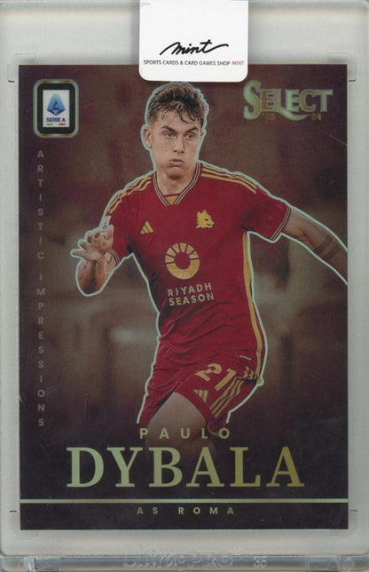 2023-24 PANINI SELECT SERIE A trading card of Paulo Dybala #4 from AS ROMA in like new condition
