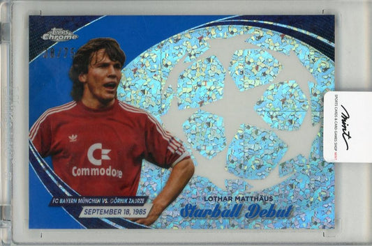 2024 TOPPS Chrome Lothar Matthaus #SD-938/75 trading card from FC Bayern München in new condition