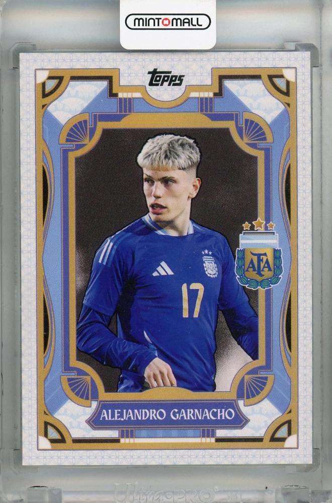 2024-25 Topps Argentina Team Set Alejandro Garnacho Argentine Tango trading card #38