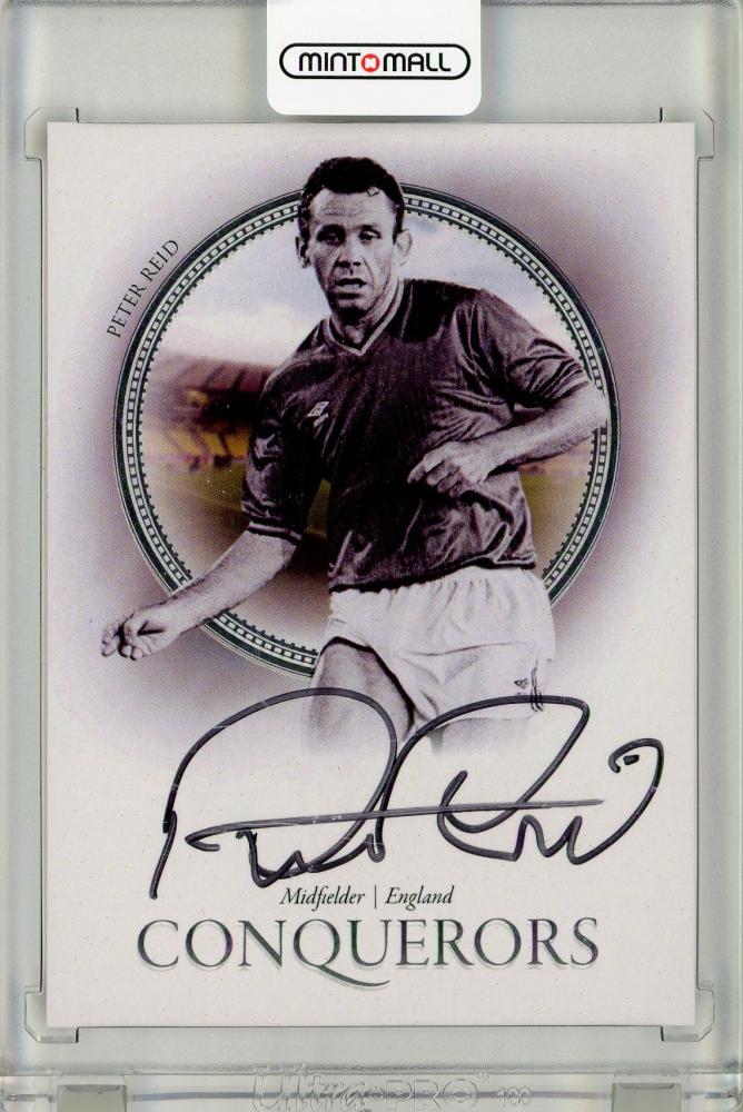 2024 Futera Unique World Football Peter Reid CONQUERORS autograph card serial number 4 of 5
