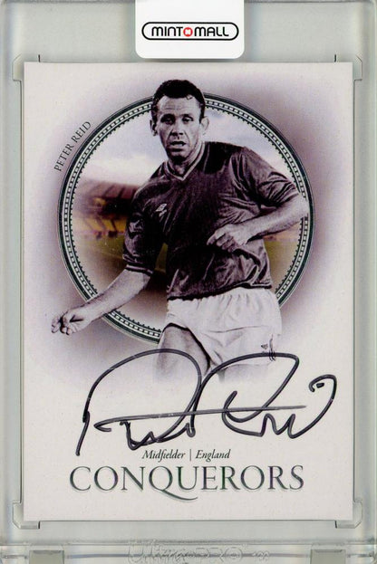 2024 Futera Unique World Football Peter Reid CONQUERORS autograph card serial number 4 of 5