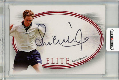 2023-24 Futera Unique World Football Steve Mcmanaman ELITE autograph card serial number 2 of 4