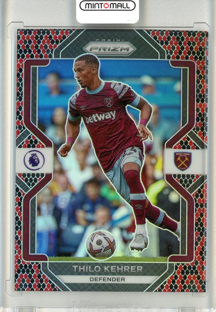 2022-23 Panini PRIZM Premier League Thilo Kehrer Snake Skin trading card