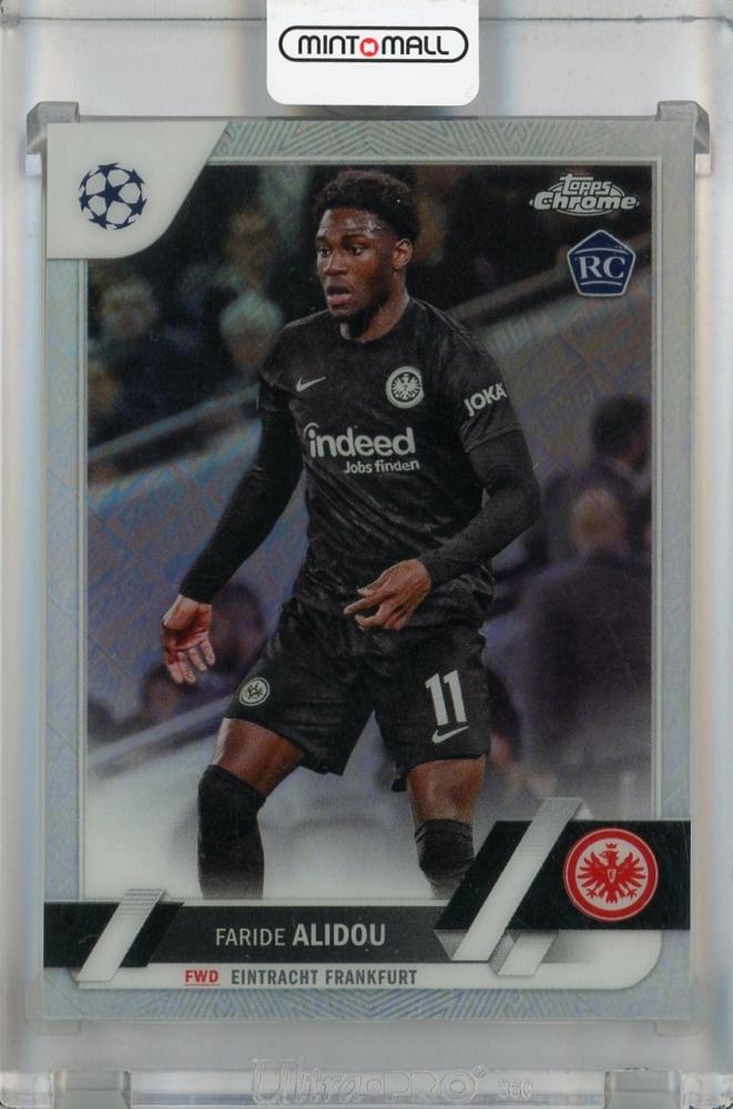 2022-23 Topps UEFA Club Competitions Faride Alidou Toppsfractor Rookie Card #35 Parallel 19 of 52