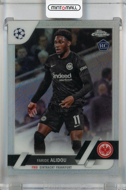 2022-23 Topps UEFA Club Competitions Faride Alidou Toppsfractor Rookie Card #35 Parallel 19 of 52