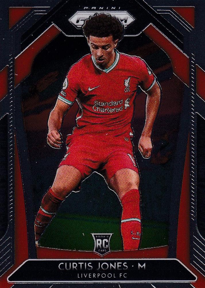 2020-21 Panini Prizm Premier League Liverpool FC Curtis Jones Base trading card