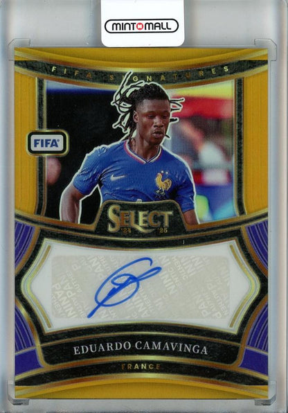 2024-25 Select FIFA Eduardo Camavinga Signatures FIFA Gold trading card #1902/10 from France