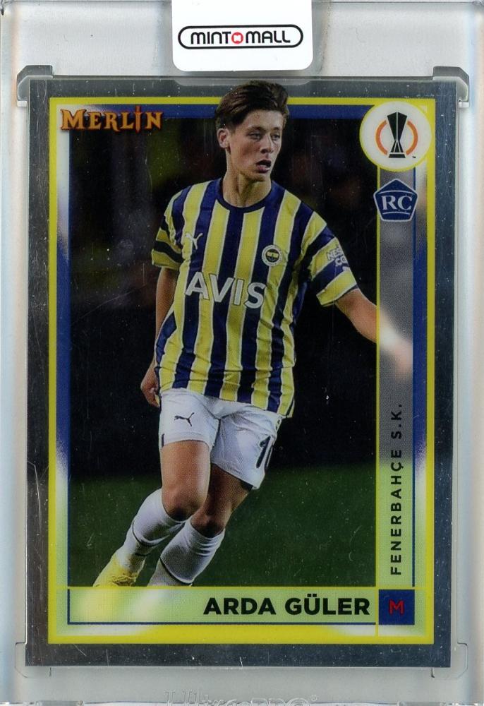 2022-23 Topps Merlin UEFA trading card of Arda Guler #43 from Fenerbahçe Spor Kulübü