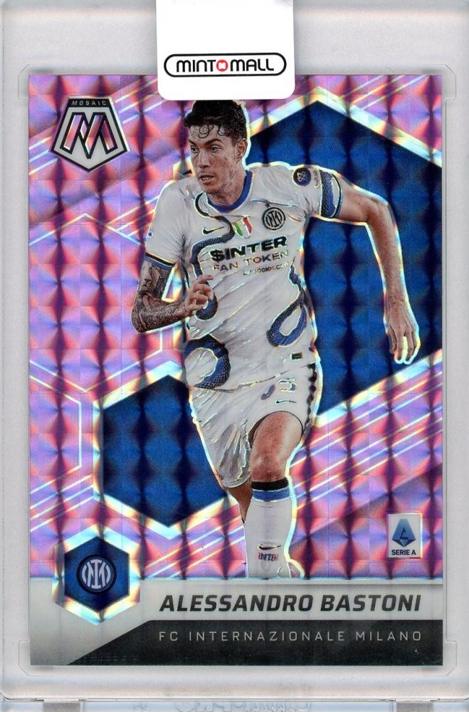 2021-22 PANINI MOSAIC Alessandro Bastioni trading card numbered 13137 of 49 from FC Internazionale Milano