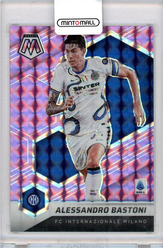 2021-22 PANINI MOSAIC Alessandro Bastioni trading card numbered 13137 of 49 from FC Internazionale Milano