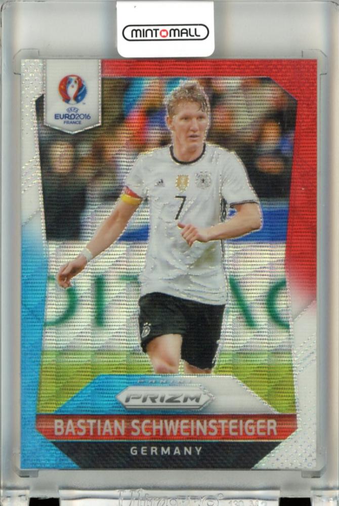 2016 Panini Prizm UEFA Euro Bastian Schweinsteiger #46 Prizms Red and Light Blue Germany trading card