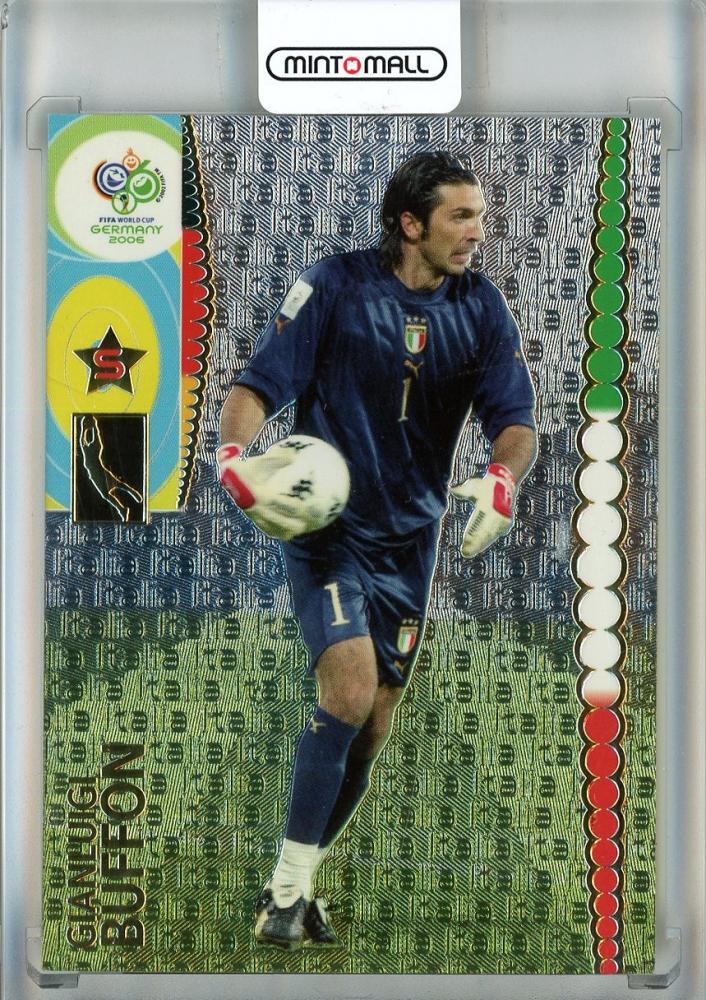 2006 Panini World Cup Germany trading card of Gianluigi Buffon #120 Italy in good used condition