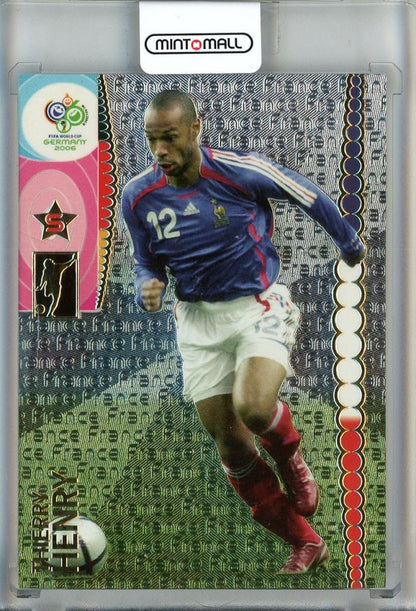 2006 Panini World Cup Germany Thierry Henry France soccer trading card number 109