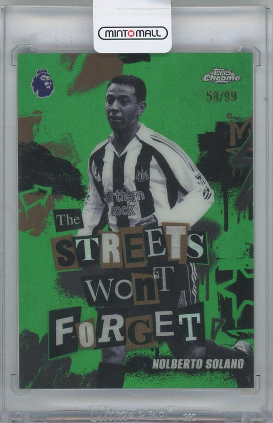 2025-26 TOPPS Chrome English Premier League The Streets Won trading card by TOPPS in new condition