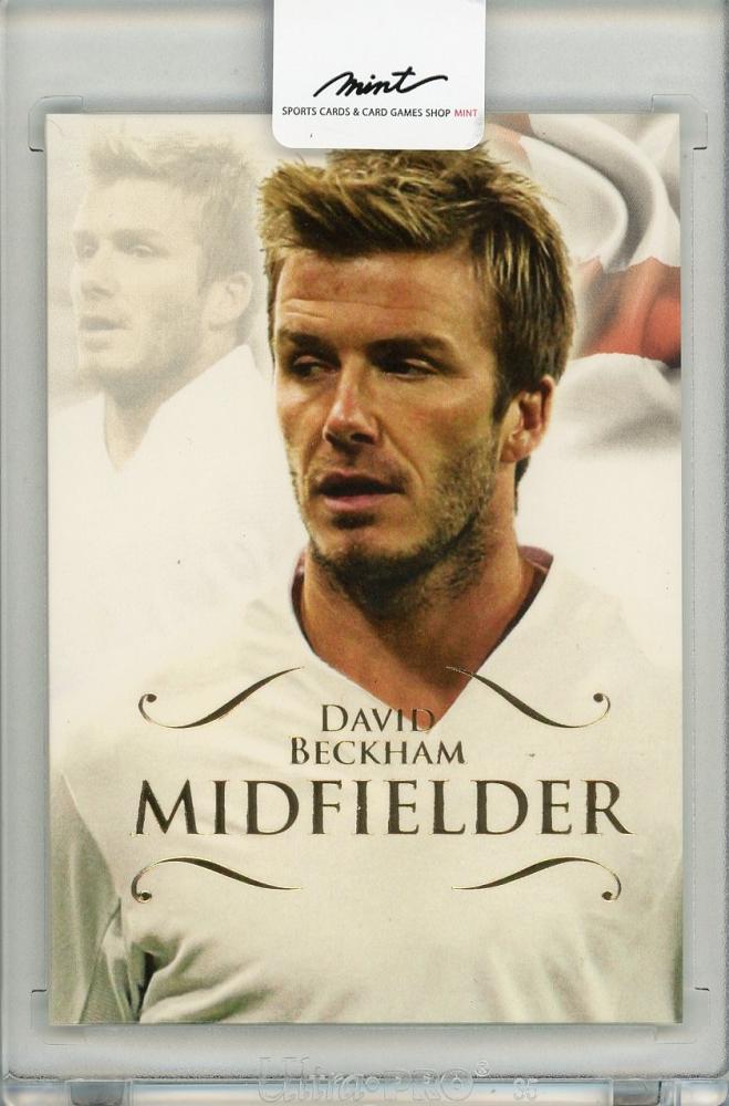 2011 Futera Unique David Beckham trading card number 063 featuring the soccer legend