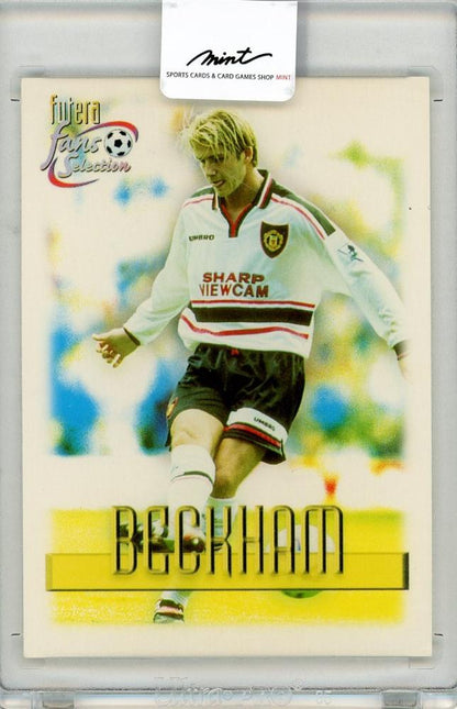 1999 Futera Fans Selection David Beckham #84 Manchester United trading card