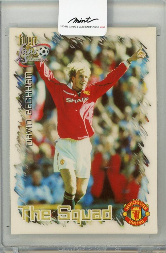 1999 Futera Fans Selection David Beckham card number 23 from Manchester United in used condition