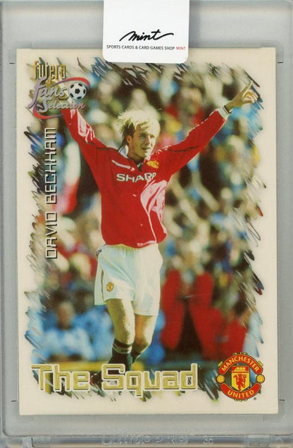 1999 Futera Fans Selection David Beckham card number 23 from Manchester United in used condition