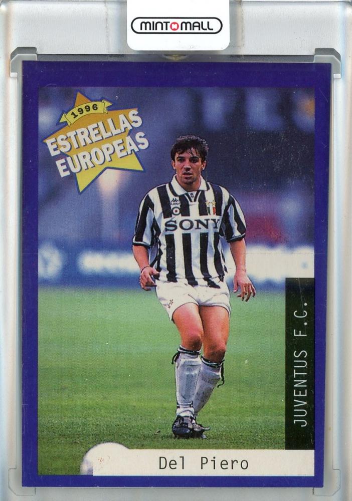 1996 Panini Estrellas Europeas Alessandro Del Piero Juventus trading card number 22