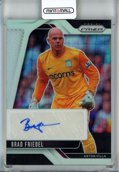 2024-25 Panini Prizm English Premier League Brad Friedel Signatures Silver trading card #3924/99 Aston Villa