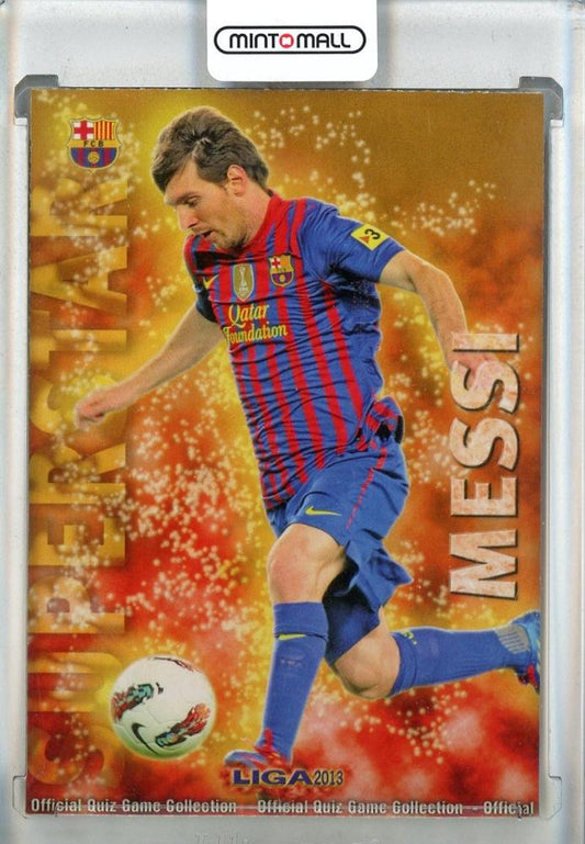 2012-13 Mundicromo Campeonato Nacional de La Liga Lionel Messi trading card number 53 from FC Barcelona