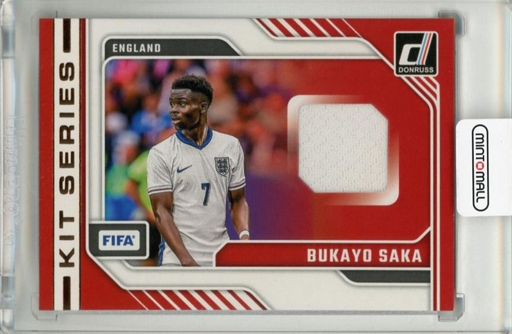 2024-25 Panini Donruss Bukayo Saka Kit Series #32 trading card in used condition