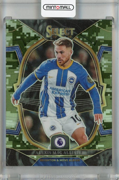 2022-23 Panini Select Premier League Alexis Mac Allister Terrace Camo card #25211/225 from Brighton & Hove Albion