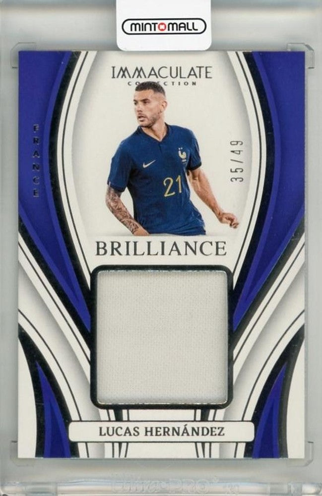 2023-24 Panini Immaculate Collection Lucas Hernandez Brilliance Memorabilia Silver card #2235/49