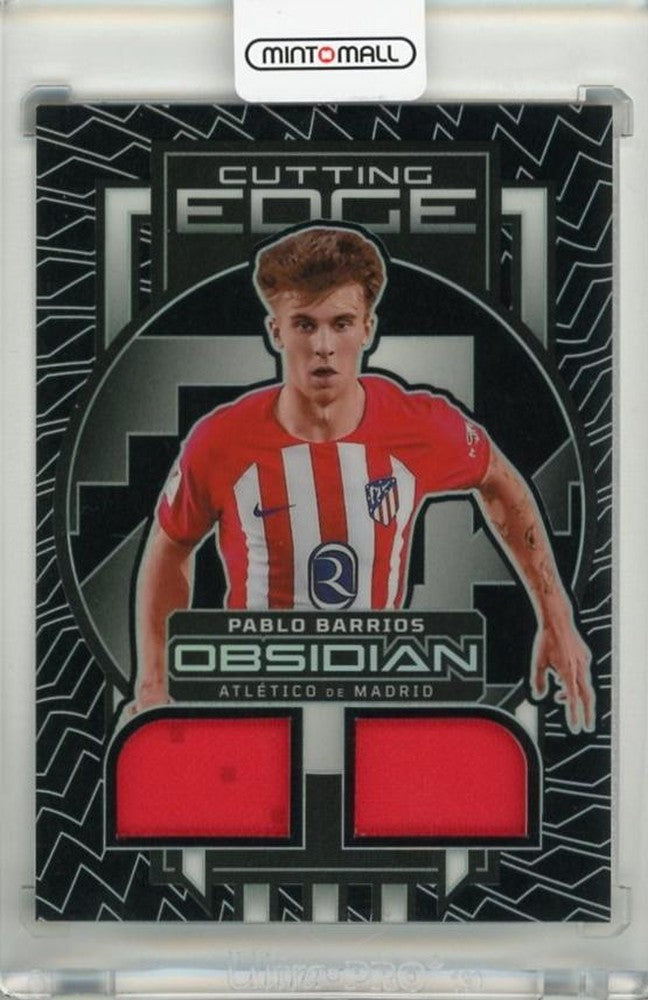 2023-24 Panini Obsidian Pablo Barrios Cutting Edge Dual Jerseys card serial number 5162/199