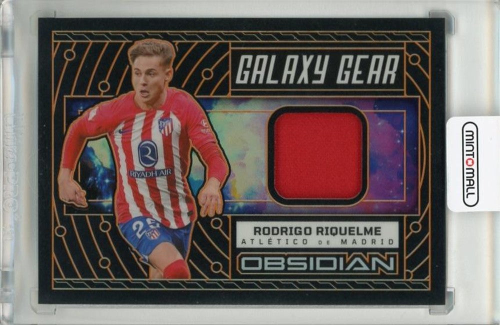 2023-24 Panini Obsidian Rodrigo Riquelme Orange Electric Etch trading card #604/99