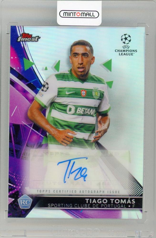2021-22 Topps Finest UEFA Champions League Tiago Tomas Autograph card model BA-TT from Sporting Clube De Portugal