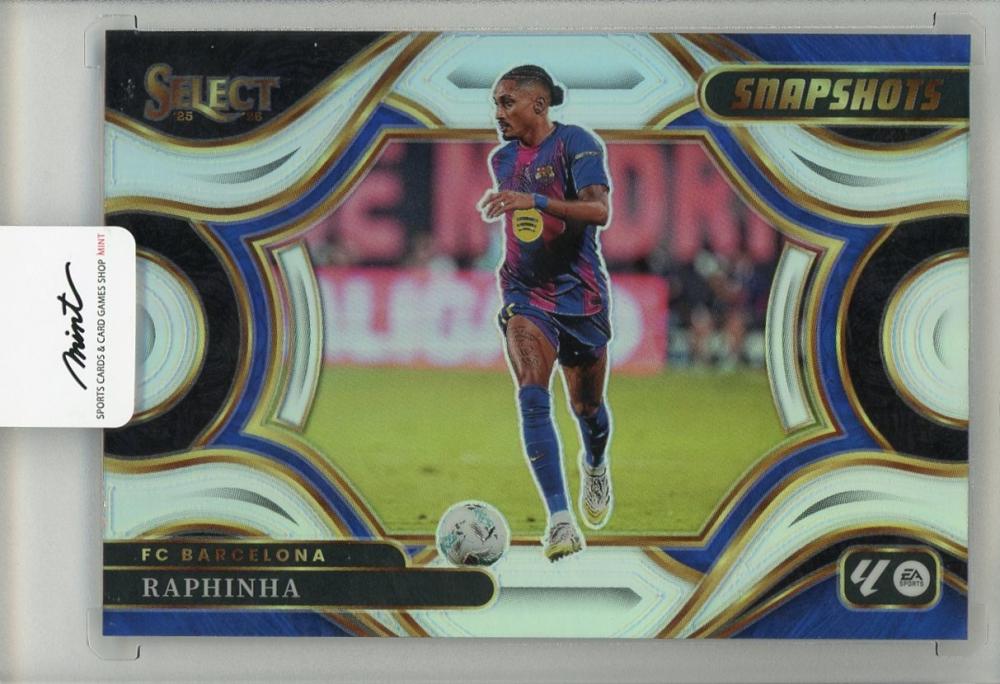 2025-26 PANINI SELECT LA LIGA Raphinha #1 FC Barcelona trading card in excellent condition