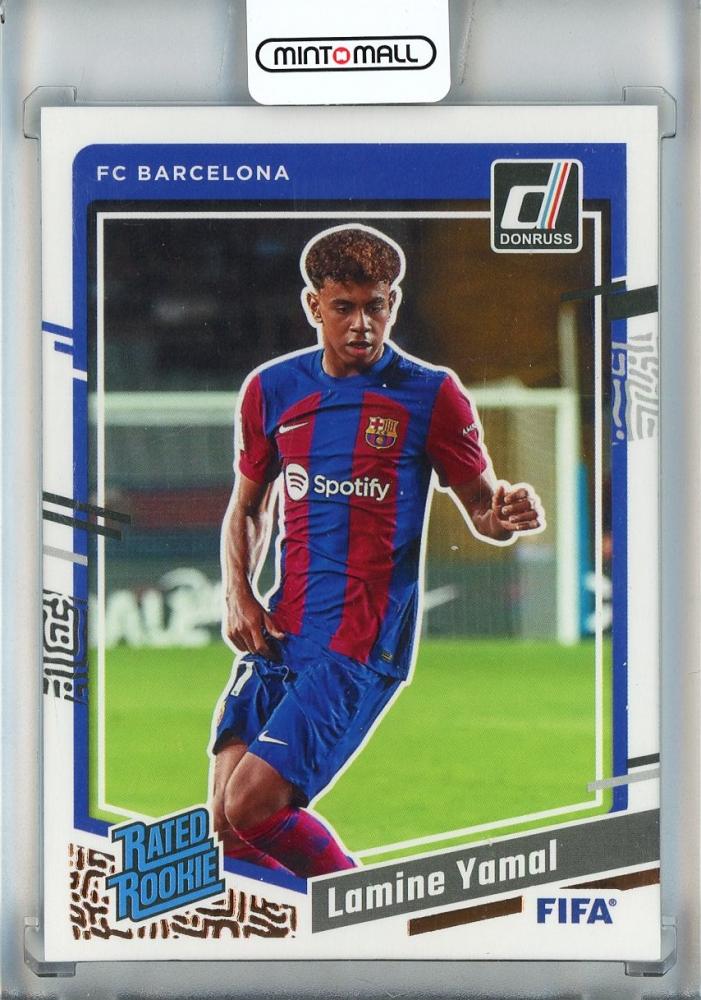 2023-24 Donruss Lamine Yamal #177 FC Barcelona trading card in excellent condition