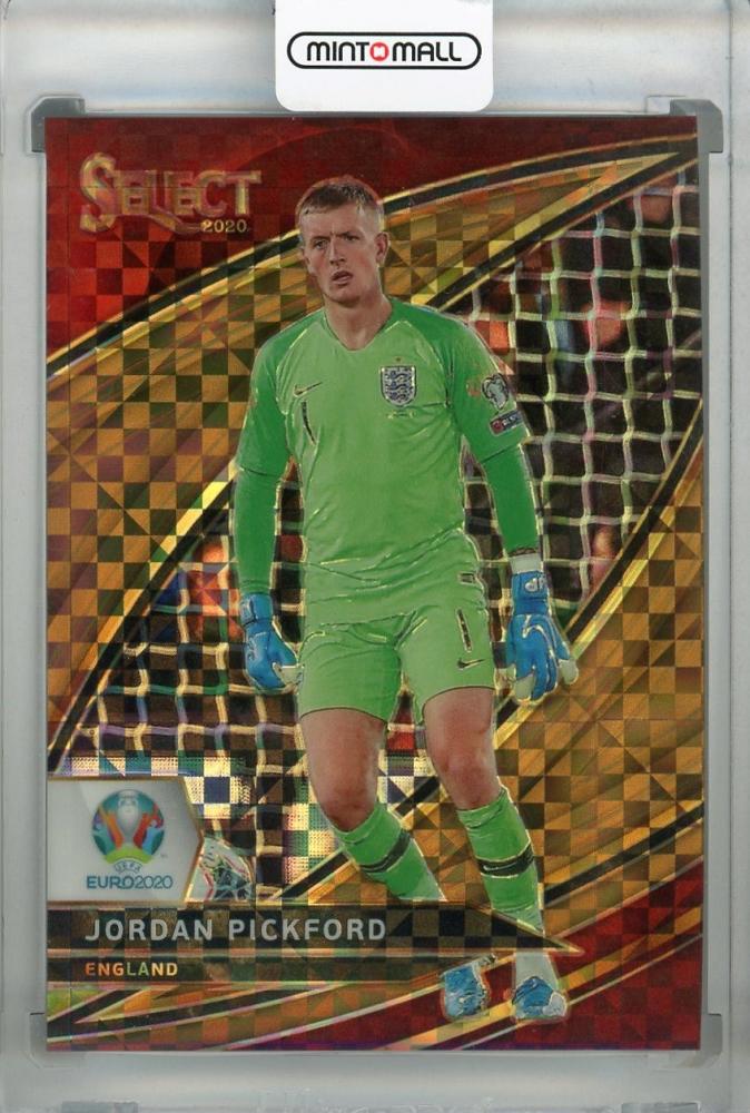 2020 Panini Select UEFA Euro Preview Jordan Pickford Base Field Level Copper parallel card number 21 of 49