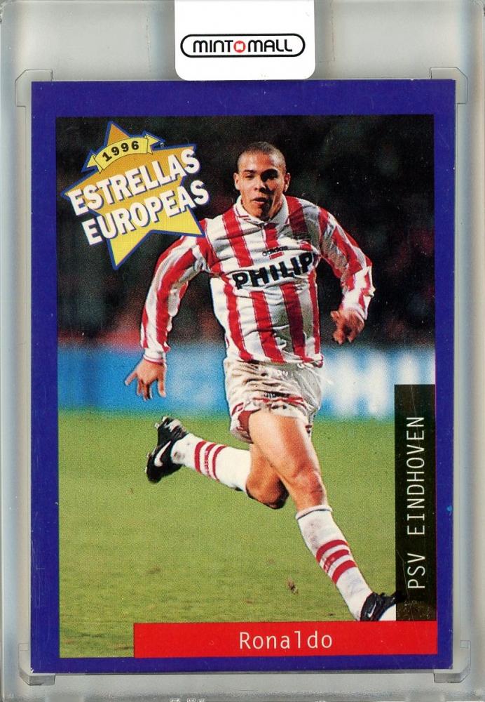 1996 Panini Estrellas Europeas Ronaldo #80 trading card in good used condition