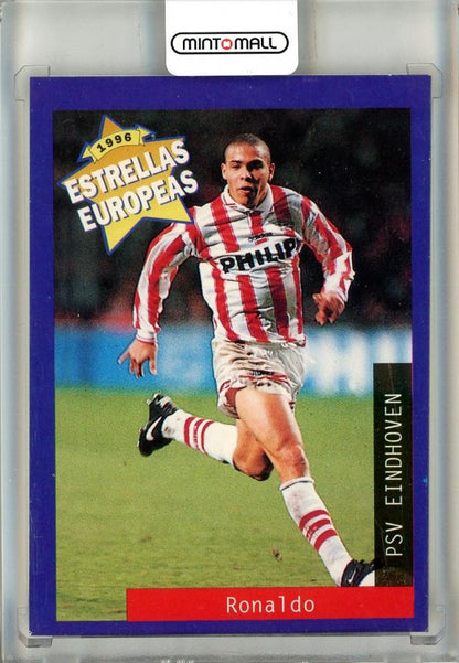 1996 Panini Estrellas Europeas Ronaldo #80 trading card in good used condition