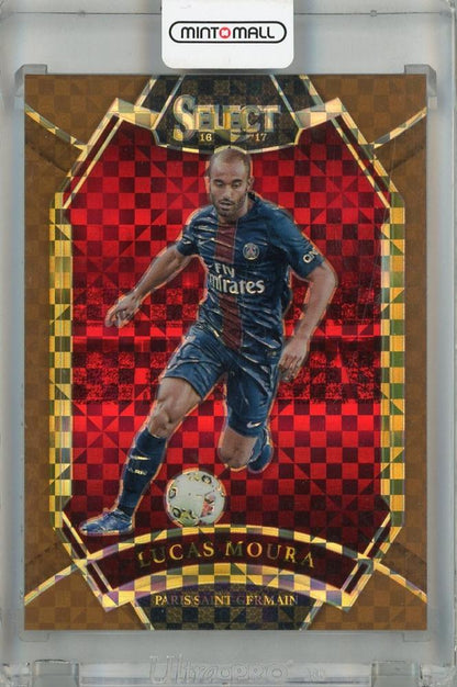 2016-17 Panini Select Lucas Moura Field Level Copper #217 Paris Saint-Germain trading card