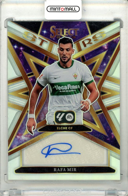 2025-26 Panini Select La Liga Rafa Mir #ST-RM Select Stars Signatures trading card featuring Elche CF