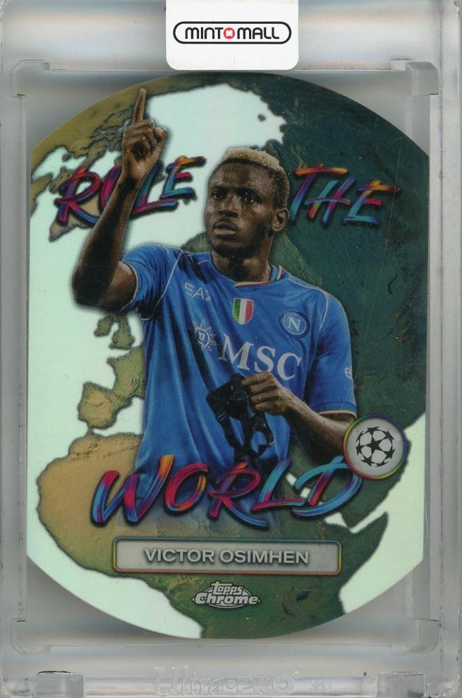 2023-24 Topps UEFA Champions League Japan Edition Victor Osimhen Rule The World RTW-5 trading card