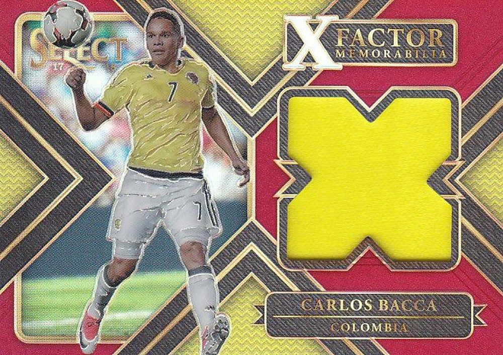 2017-18 Panini Select Soccer trading card of Carlos Bacca from Colombia numbered 100 of 199