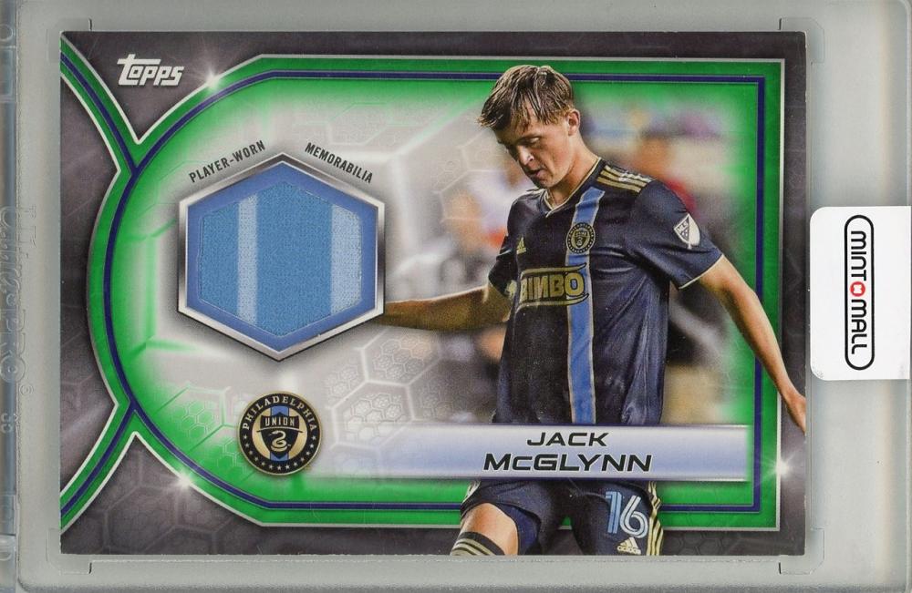 2023 TOPPS Jack Mcglynn Jersey 20/99 Philadelphia Union trading card in unused condition