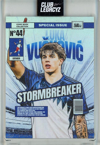 2026 CLUB LEGACYZ ICONS Luka Vuskovic Comic Book serial 48 of 100 from Croatia in used condition