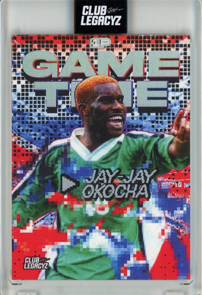 2026 CLUB LEGACYZ ICONS Jay-Jay Okocha Game Time1/25 Nigeria trading card in brand new condition