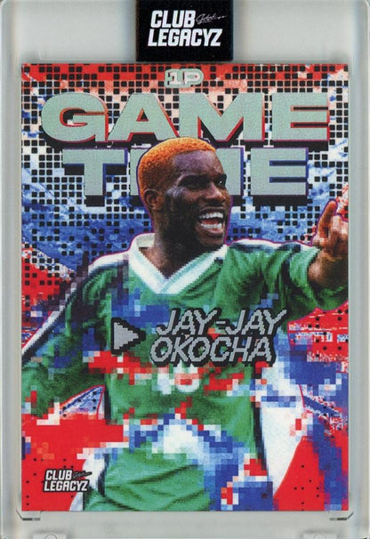 2026 CLUB LEGACYZ ICONS Jay-Jay Okocha Game Time1/25 Nigeria trading card in brand new condition